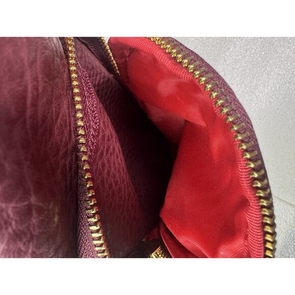 DKNY Rapture Faux Leather Backpack in Wine - Picture 9 of 9